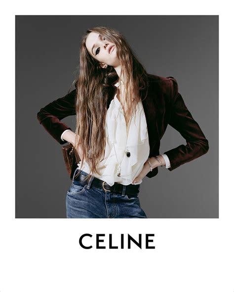 celine lulu|Lulu Tenney Models Celine Winter 2023 Collection.